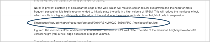 Example of Markdown markup for embedding a figure